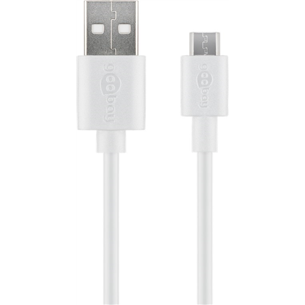 Goobay 43837 – įkrovimo ir duomenų laidas, USB-A–Micro-USB, USB 2.0