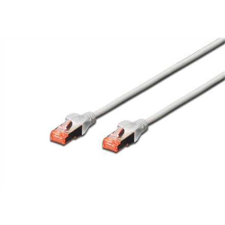 DIGITUS – CAT 6 S/FTP tinklo komutacinis kabelis, 10 m, pilkos spalvos