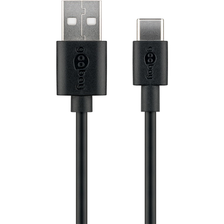 Goobay 45735 – įkrovimo ir duomenų laidas, USB-C–USB-A