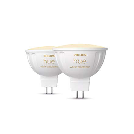 Philips Hue WA 12V MR16, 2pcs pack GU5.3 5.1 W Warm to cool white light