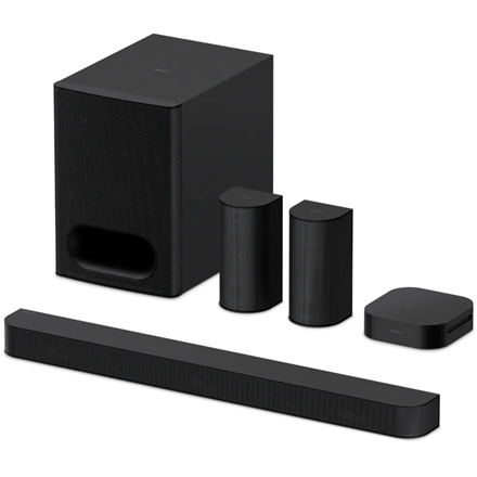 Sony 5.1ch namų kino sistema HTS60, BRAVIA Theatre System, 6 garsiakalbiai, Bluetooth