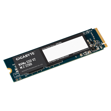 Gigabyte SSD 256 GB SSD form factor M.2 2280 Solid-state drive interface PCIe 3.0 x4 NVMe Read speed 3200 MB/s Write speed 1200 MB/s