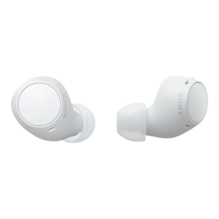 Sony WF-C510 belaidės į ausis įstatomos Bluetooth ausinės, baltos