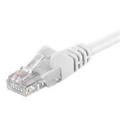 Goobay 68633 – komutacinis tinklo kabelis, CAT 6, U/UTP, PVC, 1 m, baltas