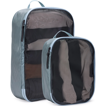 Thule Packing Cube Set 3205578 – kelioninių daiktų dėklų rinkinys, 1 vidutinis ir 1 mažas, spalva – melsvai pilka