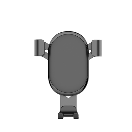 ColorWay Metallic Gravity Holder For Smartphone Adjustable Clamp Black Fixation of the smartphone in one motion. Compact design, does not take up much space and does not obstruct the view. Soft coating, eliminates the appearance of scratches and
