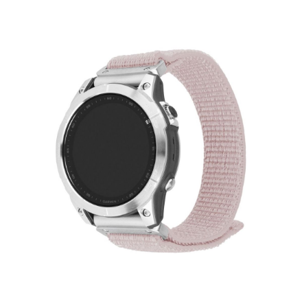 Fixed sportinis dirželis, skirtas Garmin QuickFit 22mm, 160-210 mm, rausvo aukso, nailonas