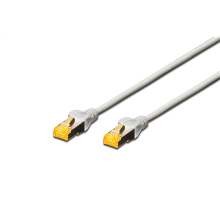 DIGITUS – CAT 6A S/FTP tinklo komutacinis kabelis, 10 m, pilkos spalvos