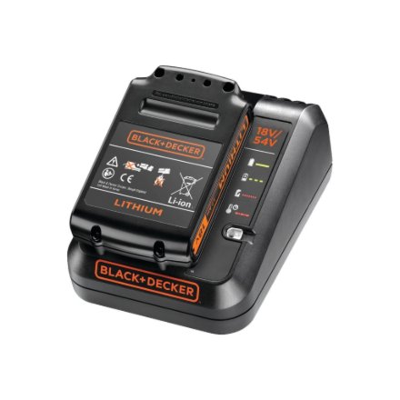 BLACK & DECKER 18V, 1x2.0 Ah Įkroviklis BDC2A20-QW