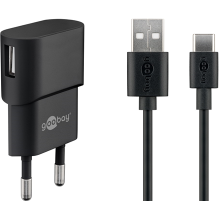 Goobay 45298 – USB-C įkroviklio rinkinys, 5 W, 1 m laidas