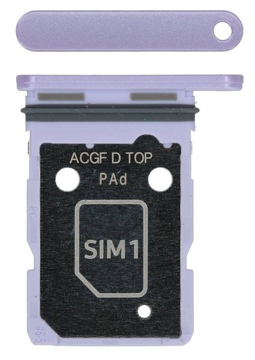 SIM kortelės laikiklis Samsung A376 A37 5G Lavender originalus (service pack)