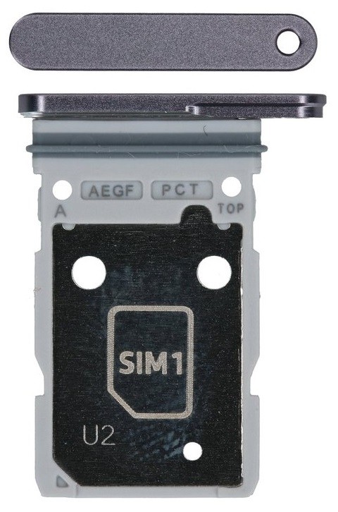 Ekranas Samsung G998 S21 Ultra su lietimui jautriu stikliuku ir rėmeliu Phantom Black originalus (service pack)