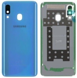 Galinis dangtelis Samsung A405 A40 2019 Blue originalus (service pack)