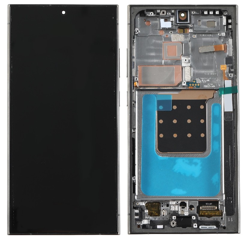 LCD screen Samsung S928 S24 Ultra with touch screen and frame Titanium Black/Blue/Green OLED (1:1 OEM)