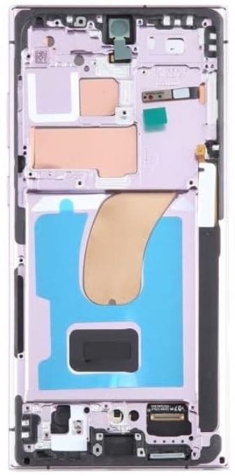 Levandų spalvos Samsung Galaxy S23 Ultra 5G (S918) OLED ekrano modulis su jutikliniu stiklu ir rėmeliu (1:1 OEM)