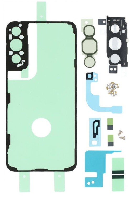 Lipdukų komplektas galiniam dangteliui Samsung S906 S22 Plus originalus (service pack)