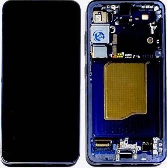 Оригинальный модуль LCD-дисплея и сенсорного экрана с рамкой для Samsung S936 / Galaxy S25 Plus, тёмно-синий (б/у, класс B)