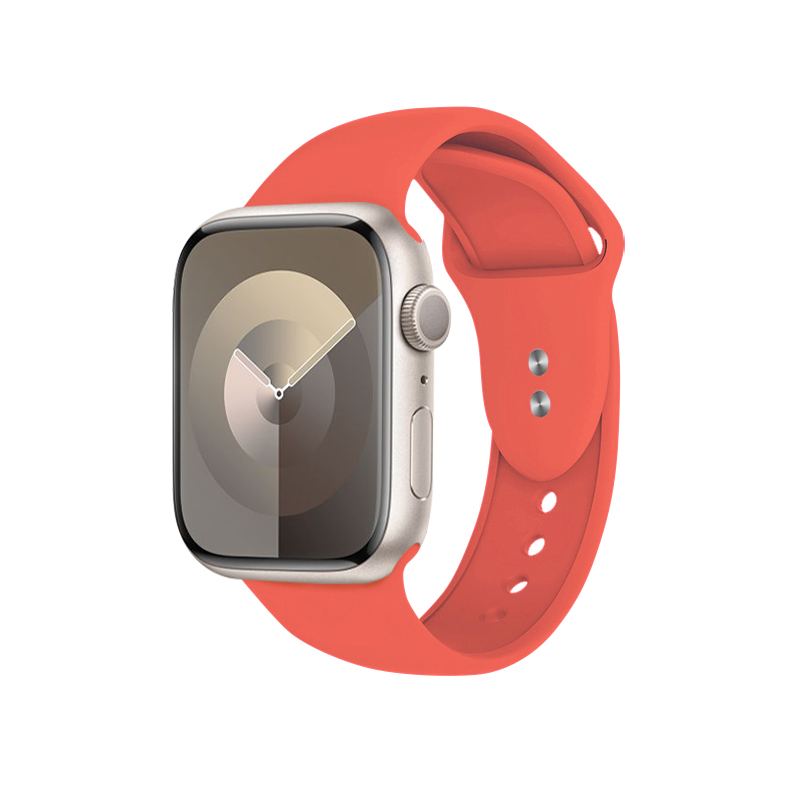 Crong Liquid dirželis, skirtas Apple Watch 38 / 40 / 41 / 42 mm, koralų spalvos