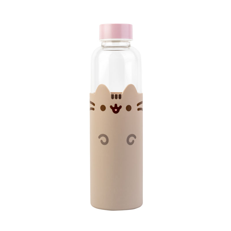 Pusheen stiklinė gertuvė, 500 ml