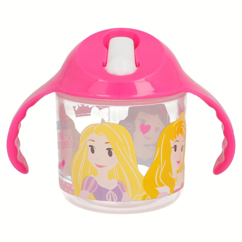 Princess neišsiliejantis puodelis su rankenėlėmis, 250 ml