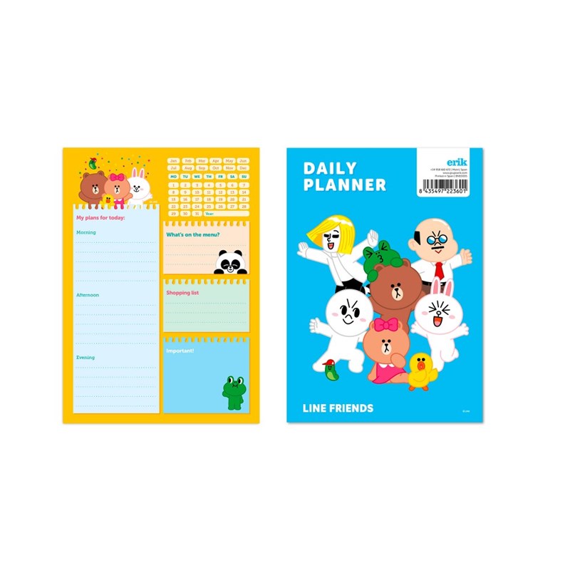 Line Friends A5 planuoklis