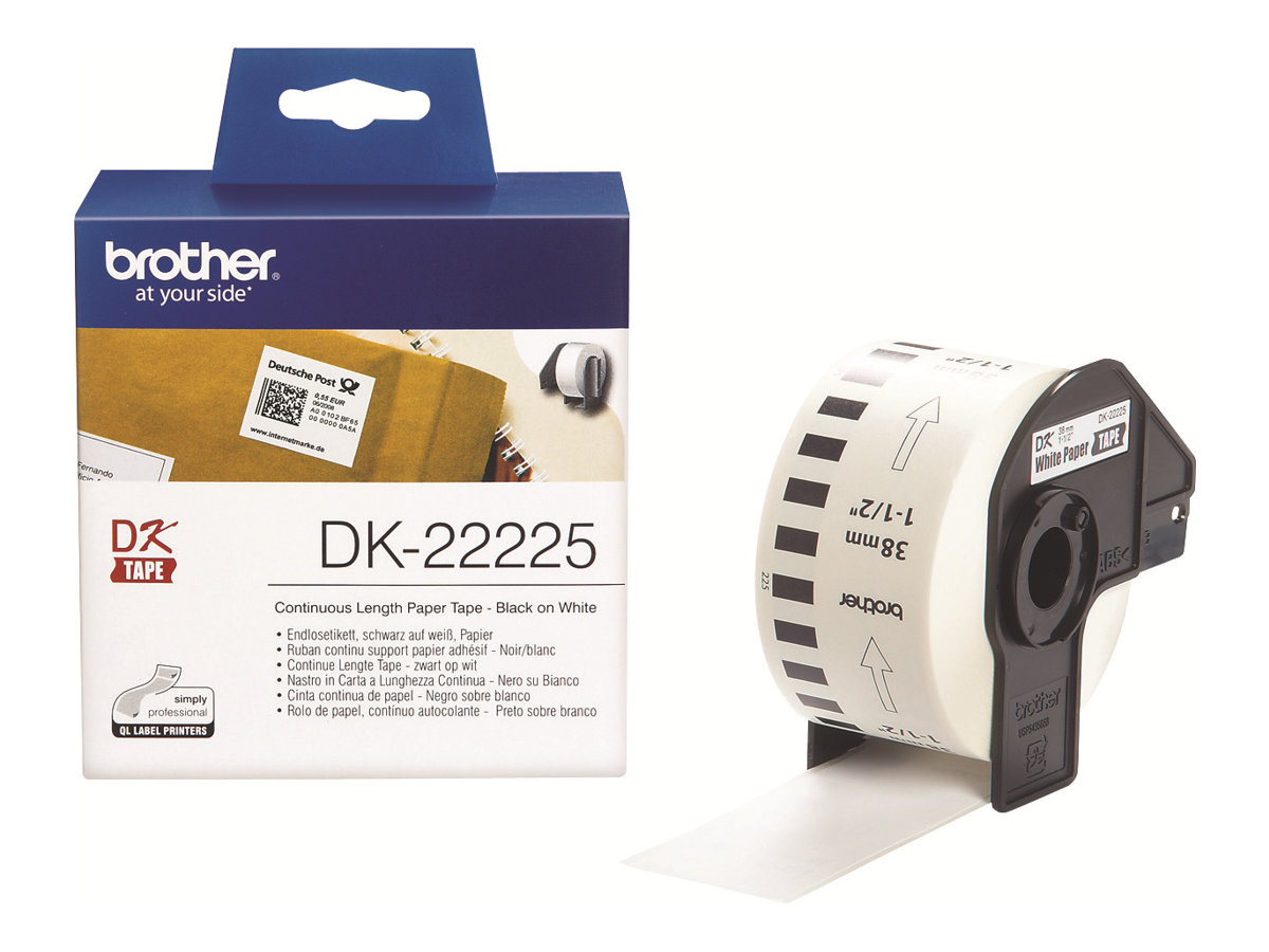 Brother DK22225 ištisinė etikečių juosta, popierinė