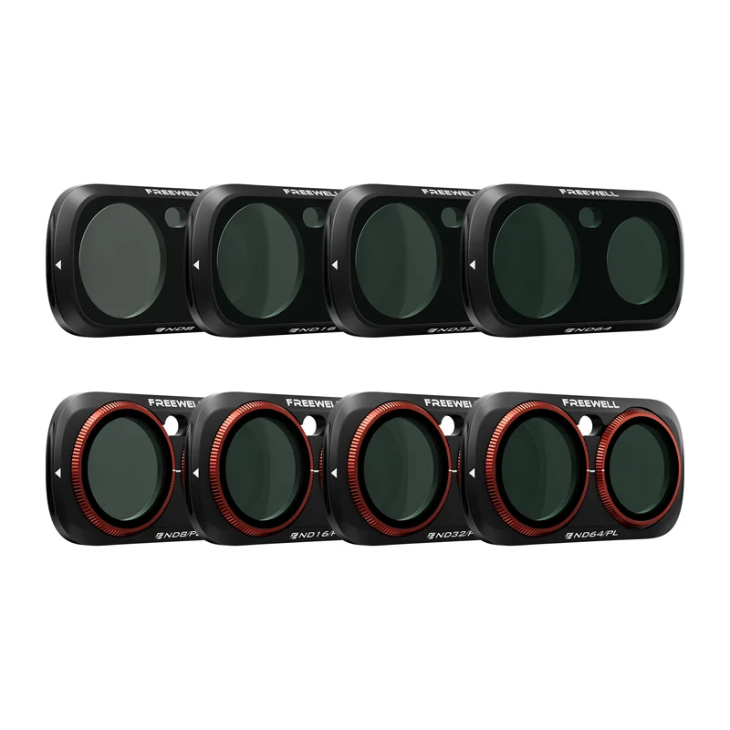Freewell Filter Set for Insta360 Luna Ultra All Day (8-piece set)
