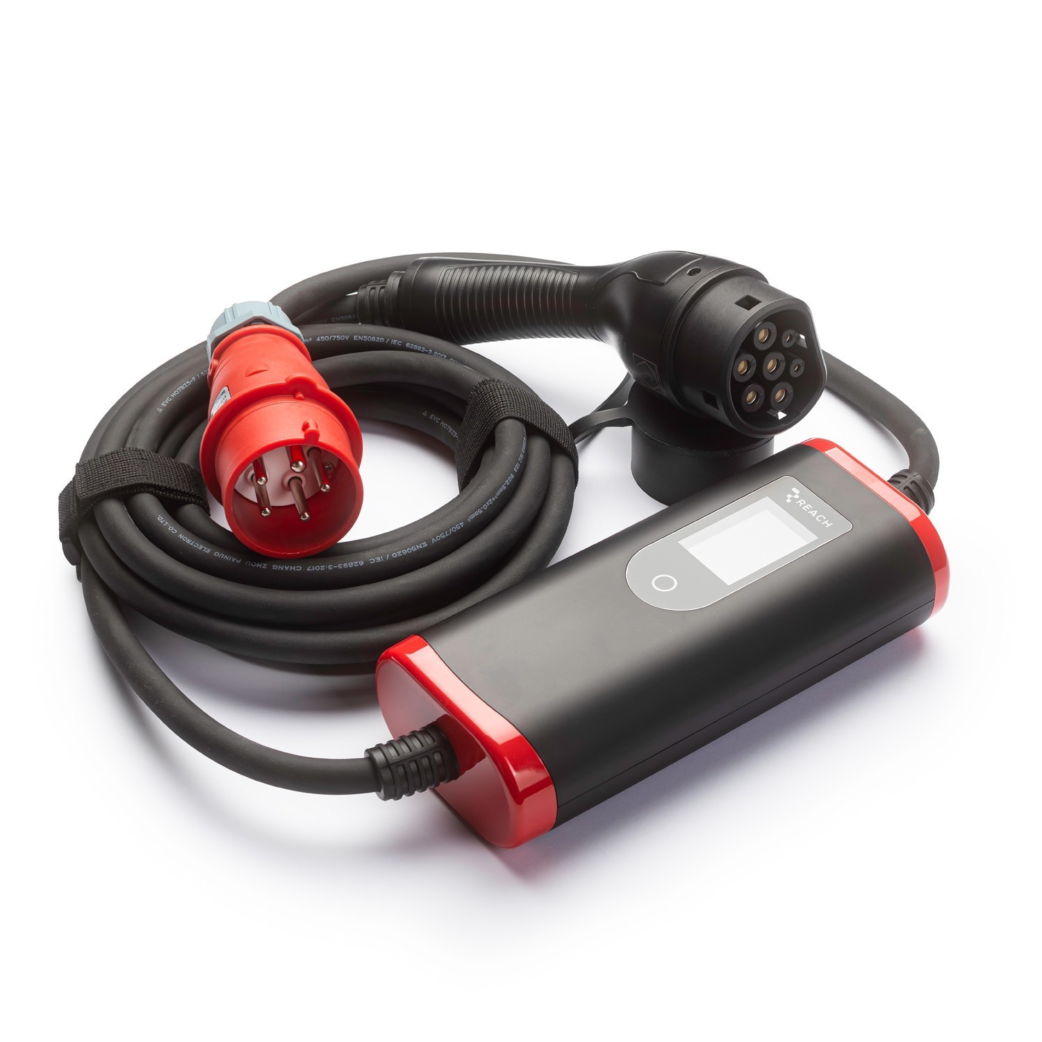 EV charger Reach PEVC4 3 phases Type2 32A 22kW 5.0m