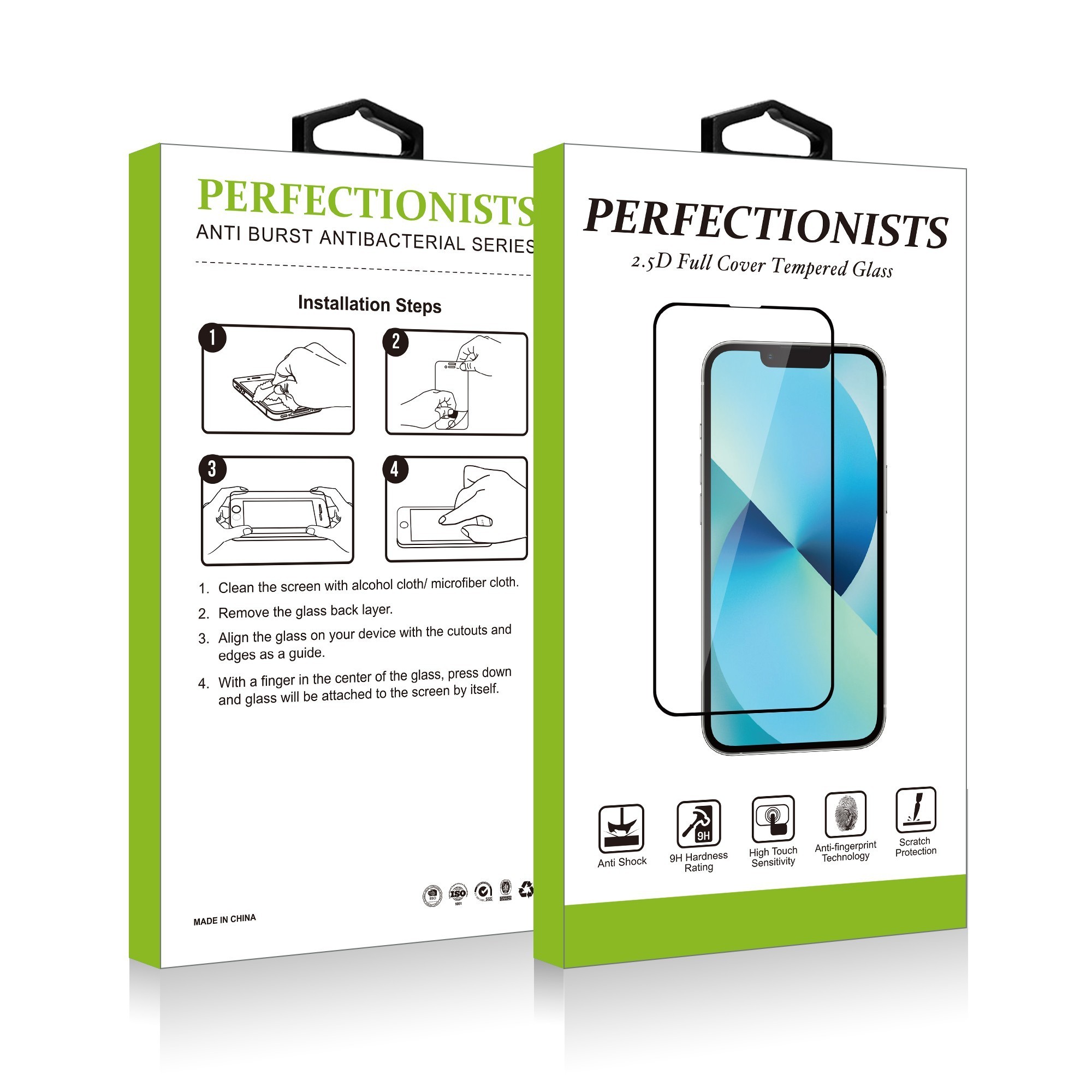 LCD apsauginis stikliukas 2.5D Perfectionists Xiaomi 17T juodas
