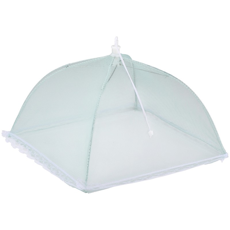 Sulankstomas tinklinis maisto gaubtas Alpina, 35 × 35 × 22 cm, žalias