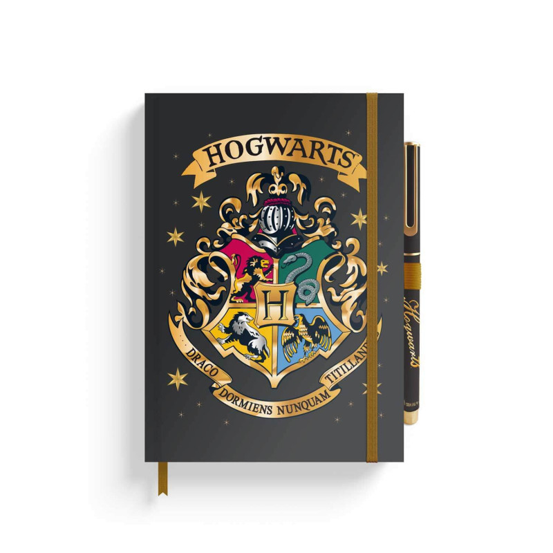 Harry Potter Hogwarts A5 užrašų knygelė su rašikliu