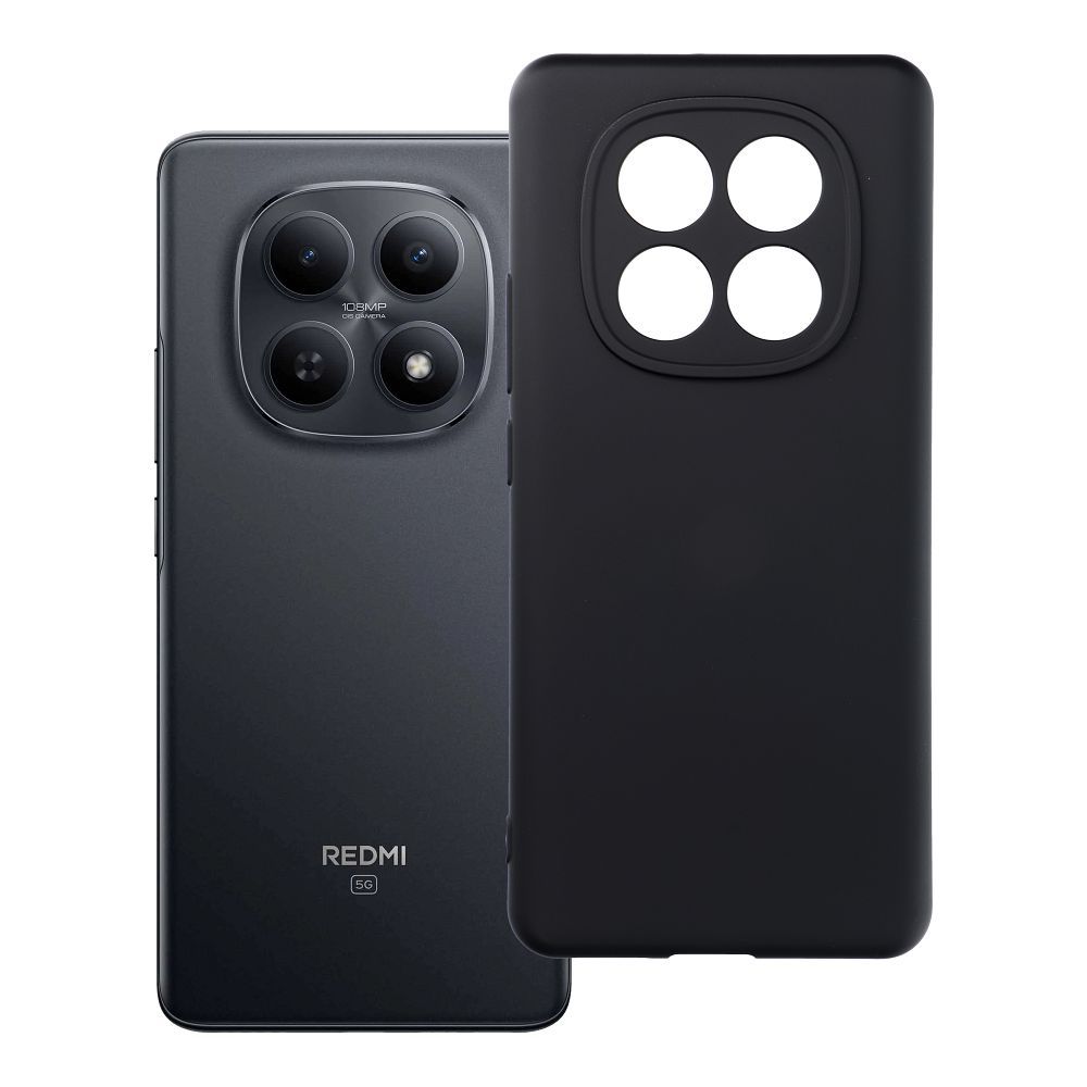 Silikoninis dėklas juodas skirtas Xiaomi Redmi Note 15 4G