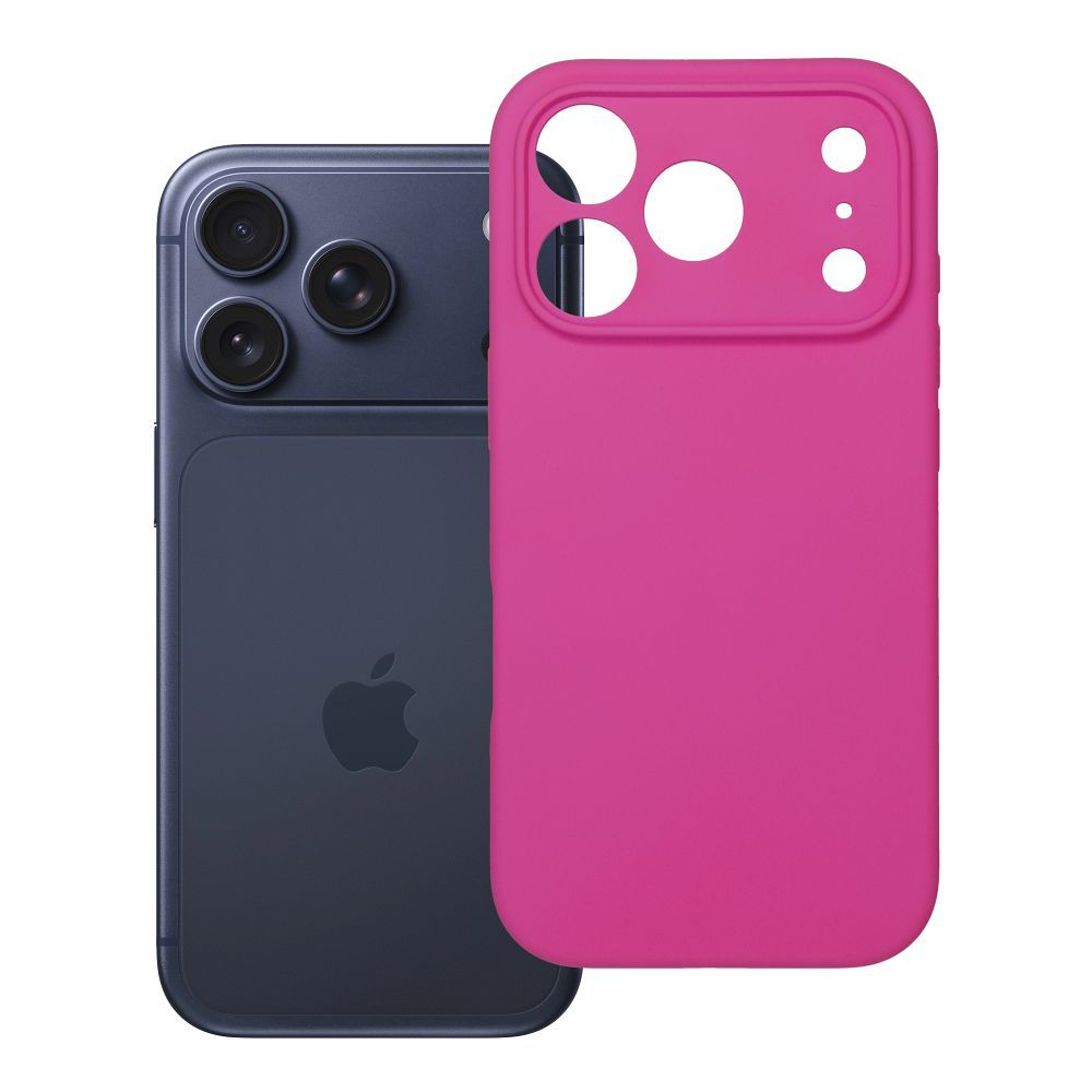 Dėklas telefonui silikoninis 2mm IPHONE 17 Pro rožinis