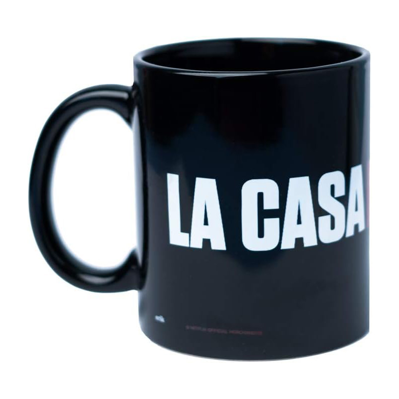 La Casa De Papel Logo keraminis puodelis dovanų dėžutėje, 330 ml