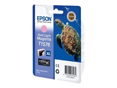 Epson T157640 UltraChrome K3, Stylus Photo R3000 rašalo kasetė, ryški šviesiai purpurinė