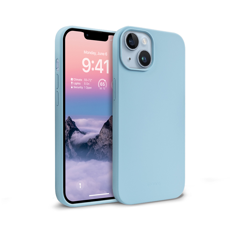 Crong Color Cover case for iPhone 14 Plus, blue