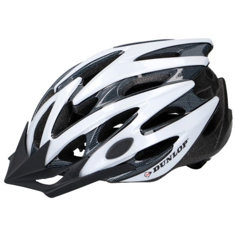 Dunlop MTB dviračio šalmas, baltas / juodas