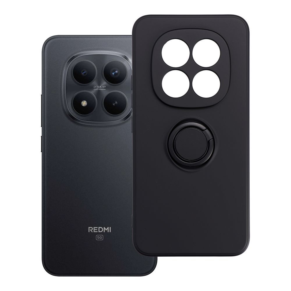 SILICONE RING dėklas skirtas XIAOMI Redmi Note 15 Pro Plus 5G juodas