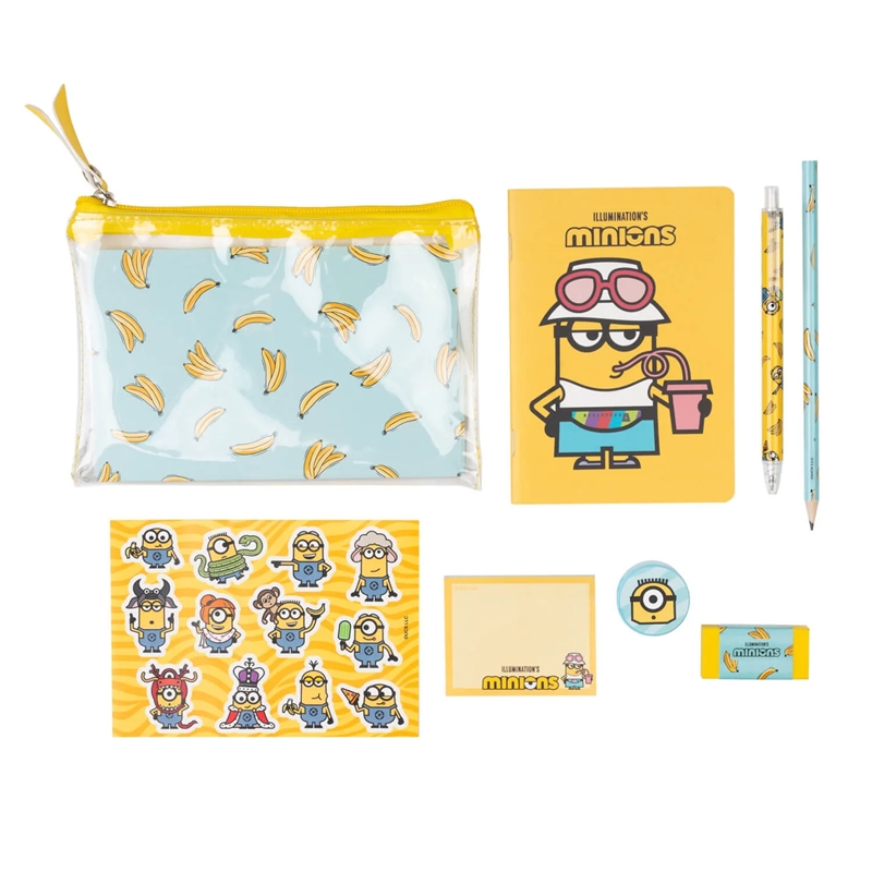 Minions Foodie rašymo reikmenų rinkinys, 8 vnt.