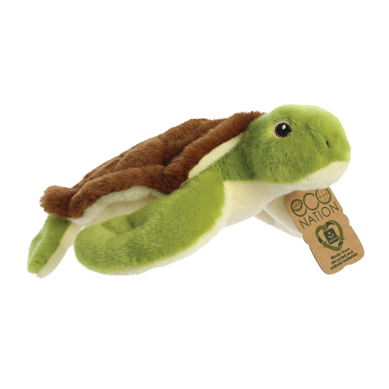 Eco Nation ekologiškas pliušinis žaislas – jūrinis vėžlys, 27 cm