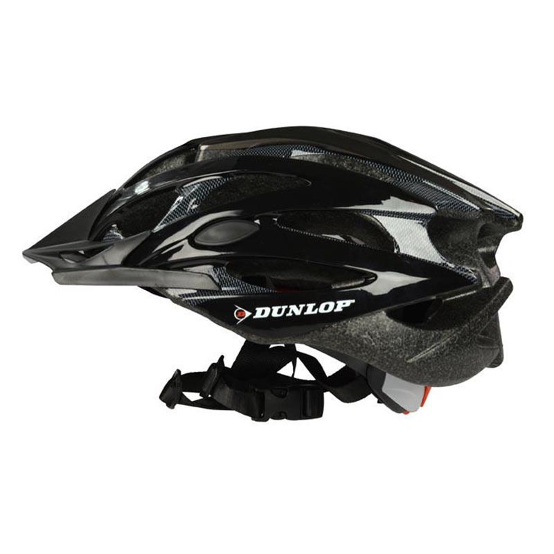 Dunlop MTB dviračio šalmas, L dydis, juodas