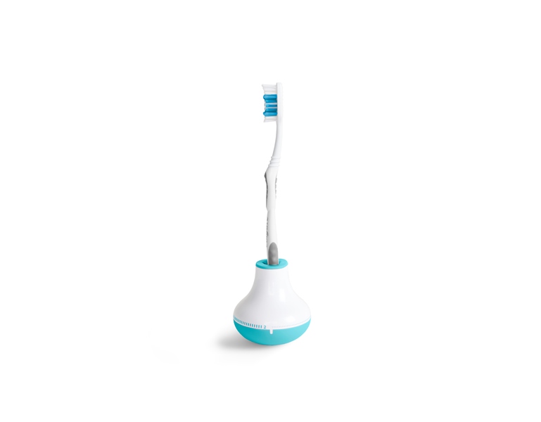 Quirky Bobble Brush dantų šepetėlio laikiklis, mėlynas