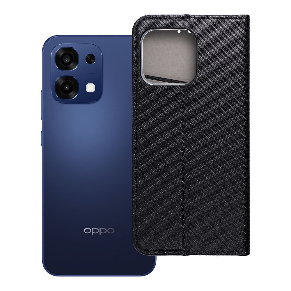 SMART CASE Book dėklas skirtas Motorola Edge 70 - juodas