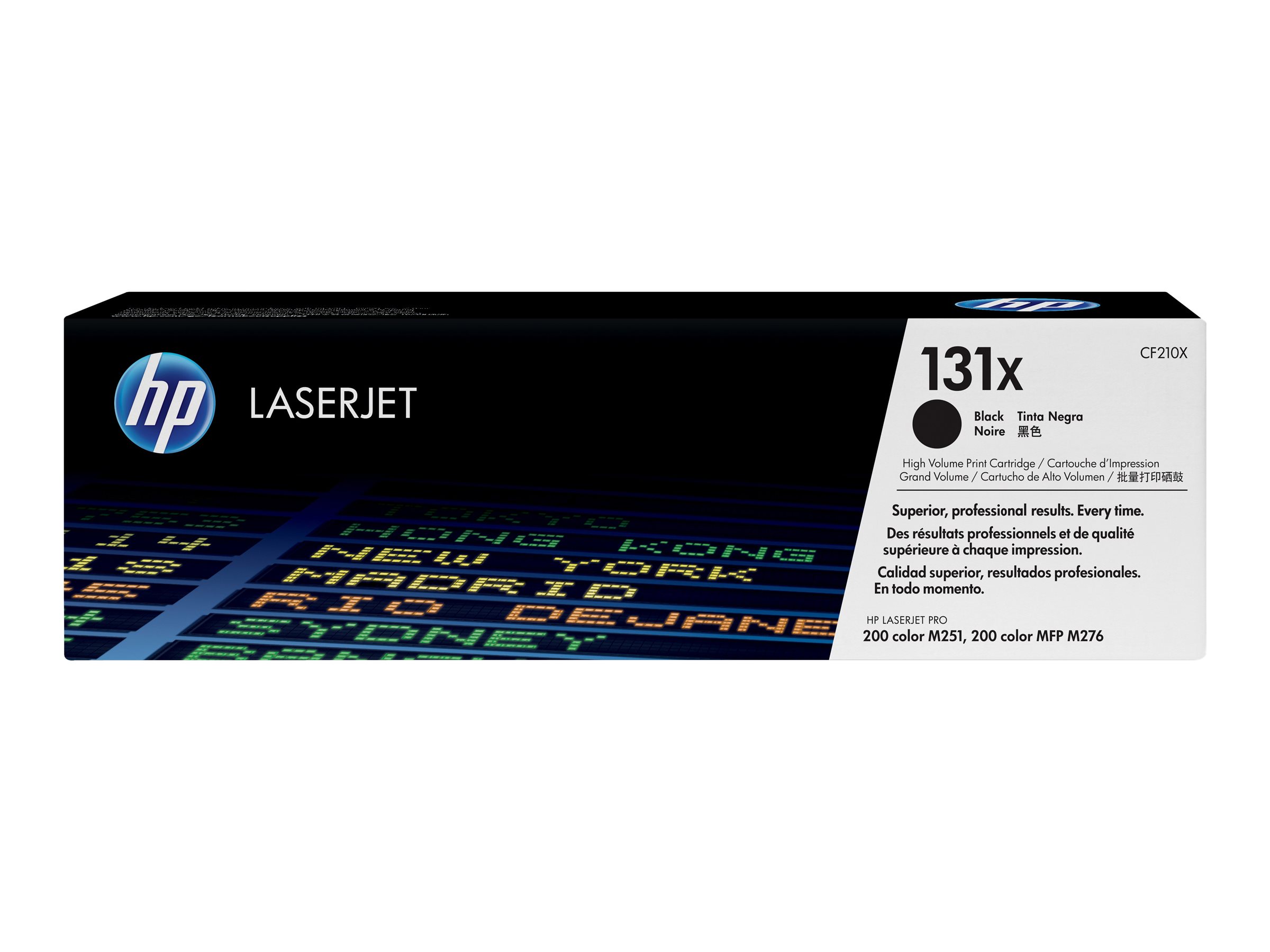 Originali HP 131X LaserJet tonerio kasetė (CF210X), juoda, didelės talpos