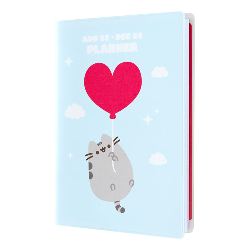 Pusheen 2023/2024 metų savaitinis planuoklis, 11,3 × 16,2 cm