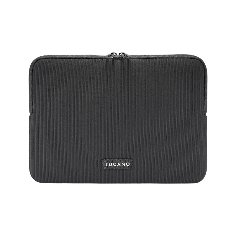Tucano Colore2 neopreninis įmautės tipo dėklas, skirtas 13 col. MacBook Air (M5/M4/M3/M2/M1, 2026–2018), 13 col. MacBook Pro ir 12 col. nešiojamiesiems kompiuteriams, juodas