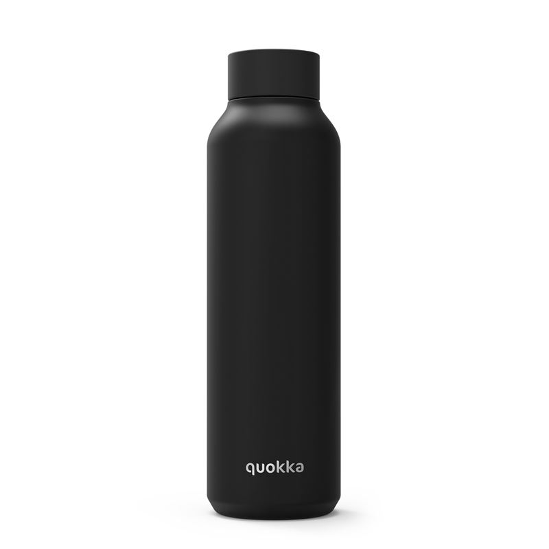 Quokka Solid nerūdijančiojo plieno termogertuvė, 630 ml, juoda (Jet Black)