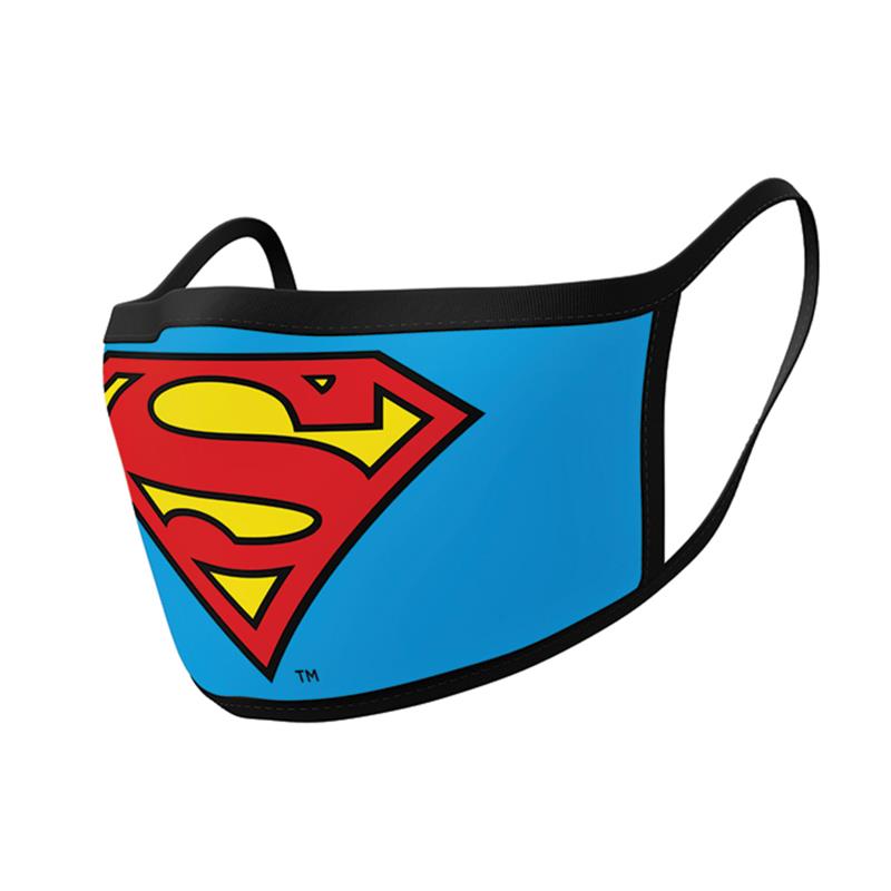 Superman apsauginė veido kaukė su trigubu filtru