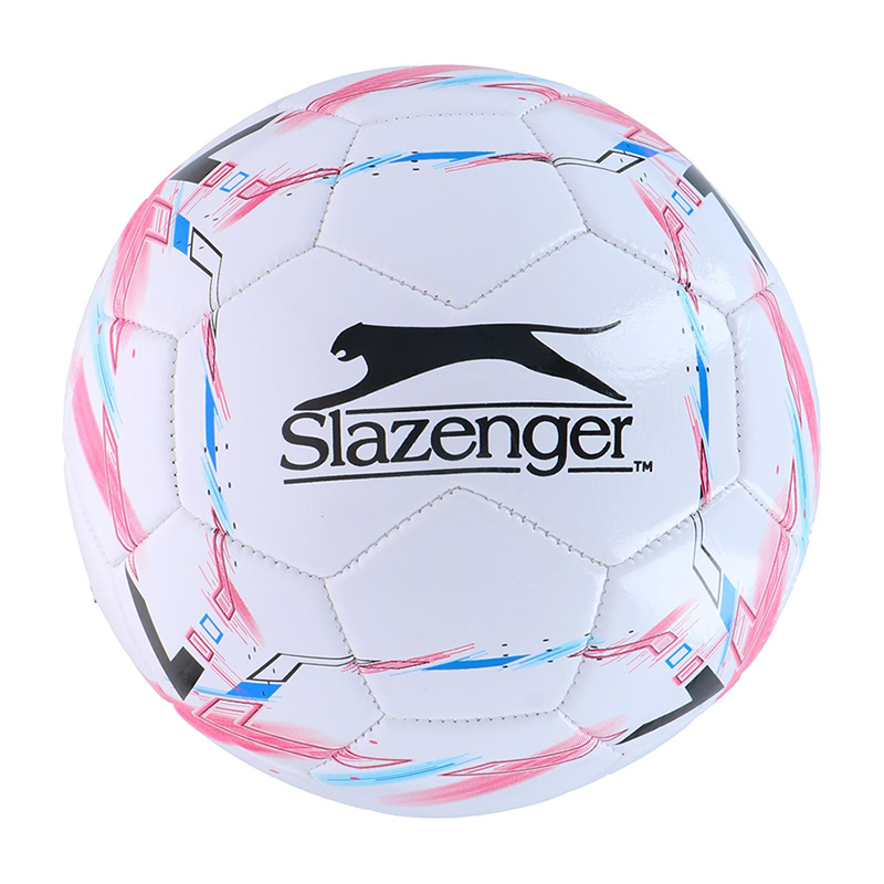 Slazenger futbolo kamuolys, 5 dydis, baltas / rožinis