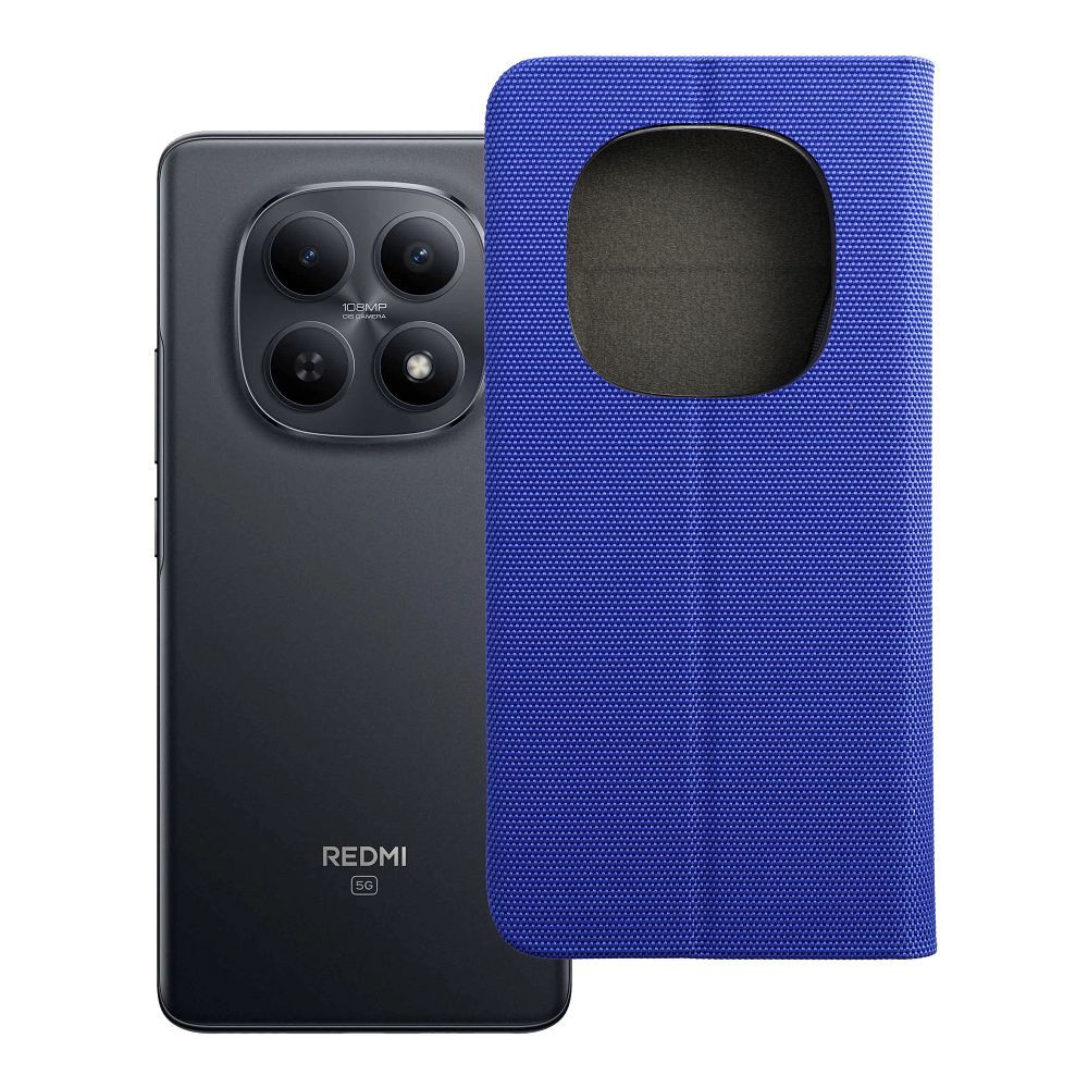 SENSITIVE knygutės dėklas XIAOMI Redmi Note 15 PRO 5G mėlynas